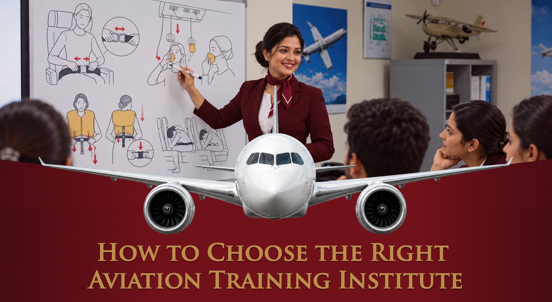 Aviation training institute for cabin crew career preparation
